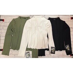 3- Girls Art Skills Long Sleeve Shirts Size XS(4/5)